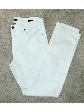 J Crew Mens Slim Jeans Ivory White 31X32